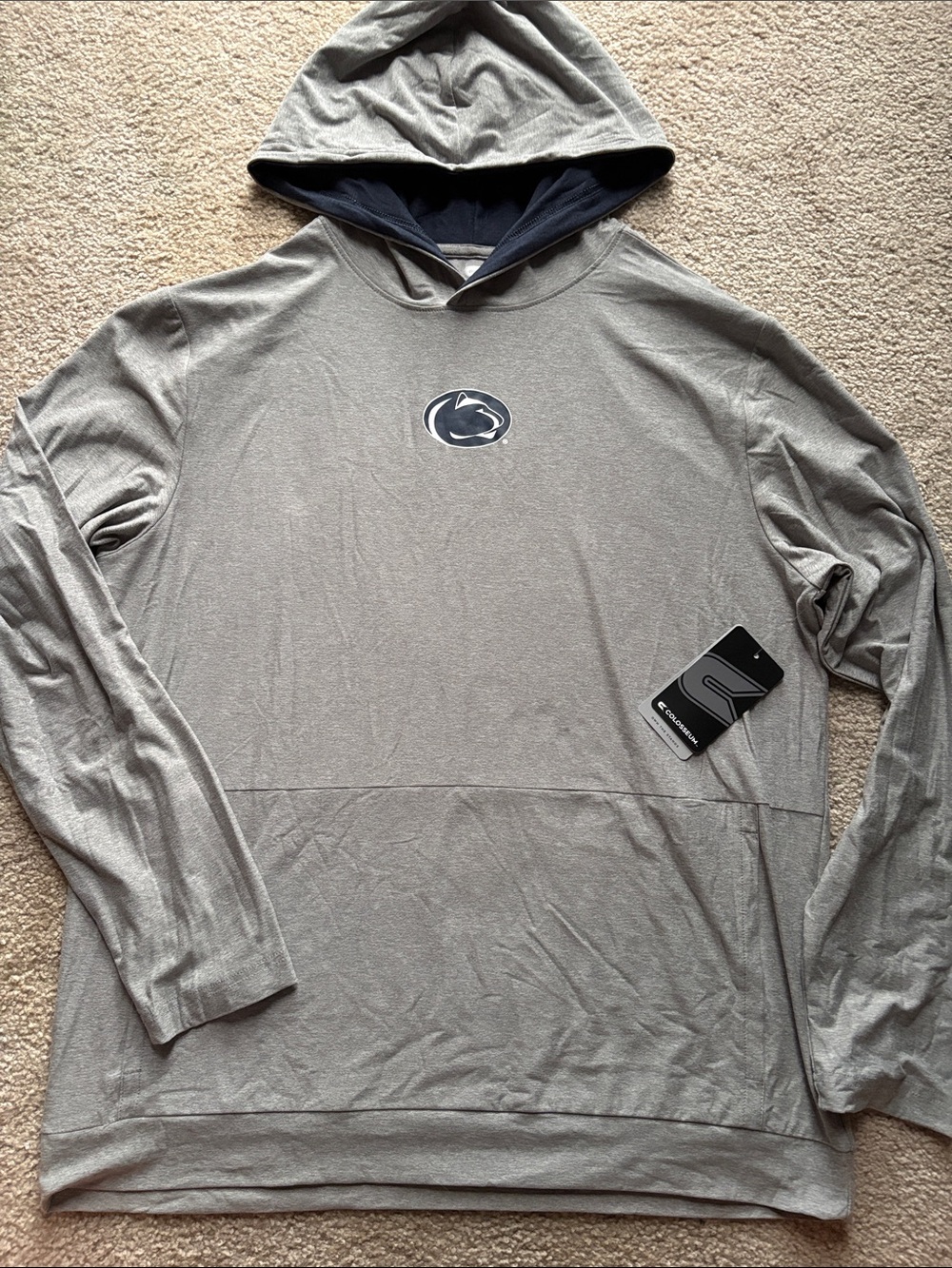 Colosseum Men’s Penn State Nittany Lions long sleeve hoodie shirt size large NWT